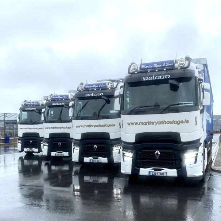 Martin Ryan and Sons Haulage HGV fleet trucks